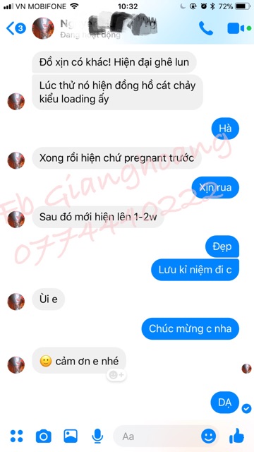 (có sănz) Que thử thai điện tử báo tuổi thai Úc Clearblue