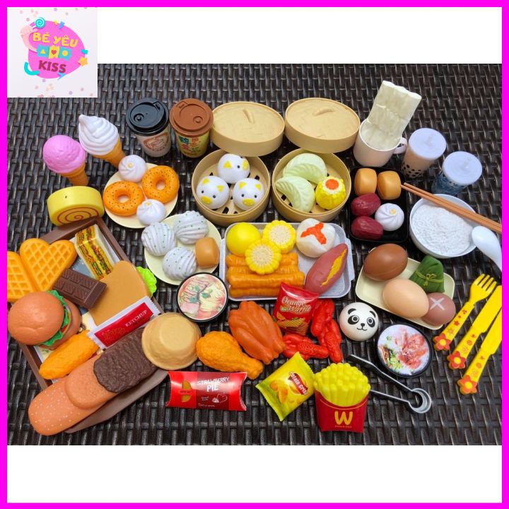 Bộ Đồ Chơi Nấu Ăn 88 Chi Tiết Cho Bé Yêu( HÀNG HỘP CAO CẤP ) .