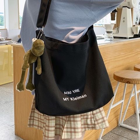 Túi Xách Canvas Sức Chứa Lớn Phong Cách Harajuku Mới 2022 Cho Nữ