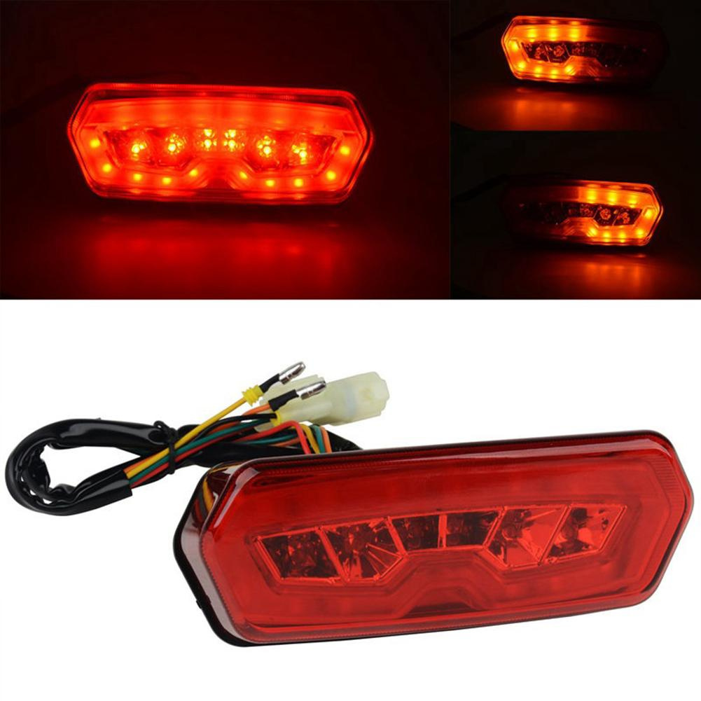 MG Đèn hậu LED xe máy Đèn hậu phía sau Đèn xi nhan Đèn phanh 12V Chống nước cho Honda MSX / Grom 125 13-16