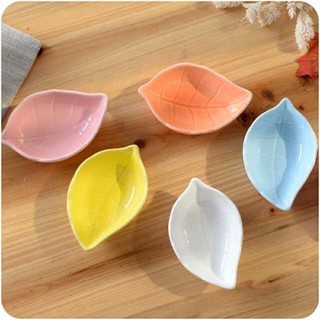 Bát ăn dặm gốm sứ hình lá 40ml