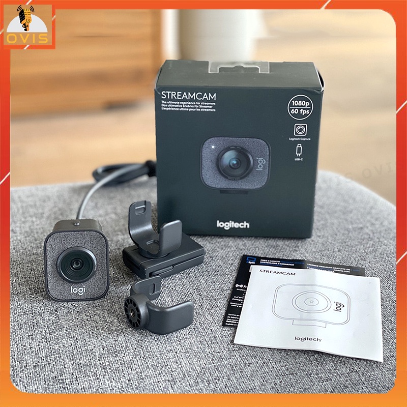 Logitech StreamCam - Webcam Livestream Chuyên Nghiệp Độ Phân Giải 1080 FullHD/60 Fps