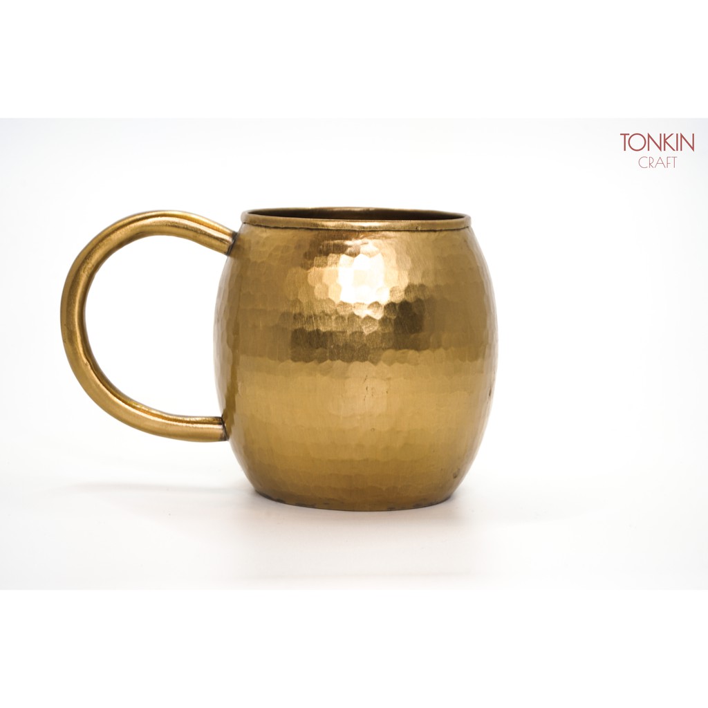 Cốc nước bằng đồng, cốc đồng, cốc đồng thau an toàn sức khỏe, quà tặng