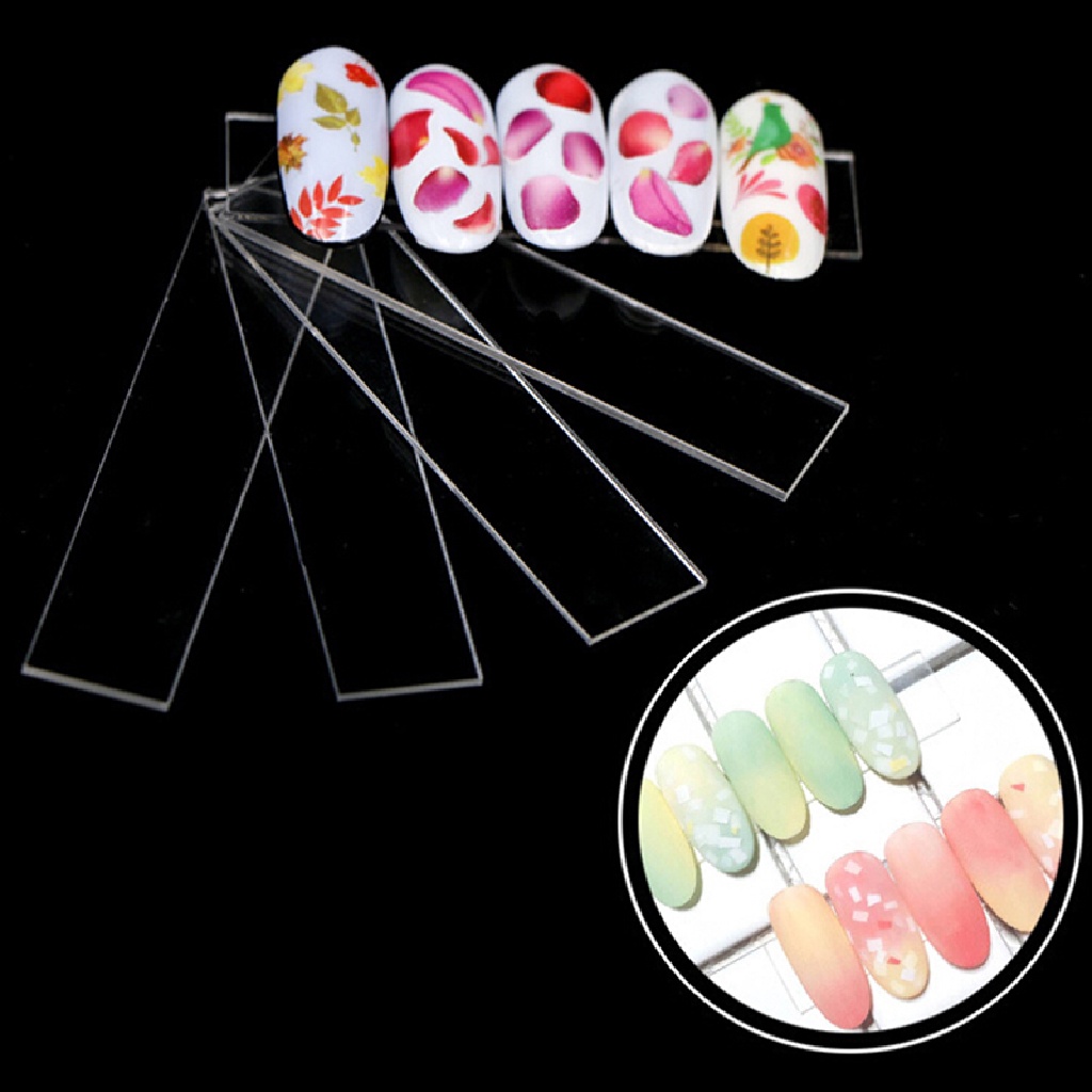 [Hàng mới về] 10 Giá đỡ trưng bày móng tay giả trong suốt