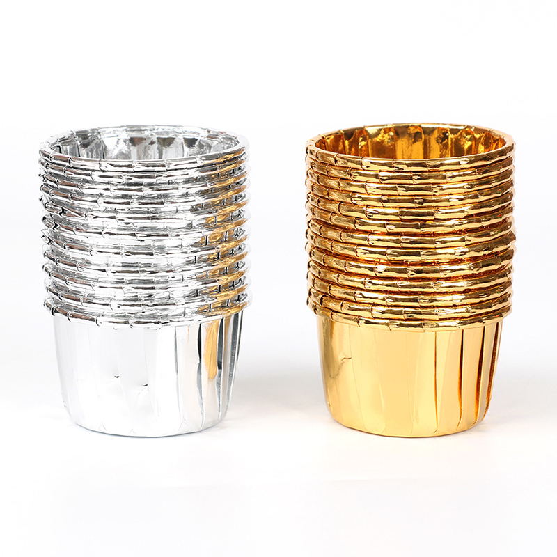 Set 50 Cốc Giấy Đựng Bánh Cupcake / Muffin Trang Trí Tiệc Cưới / Sinh Nhật