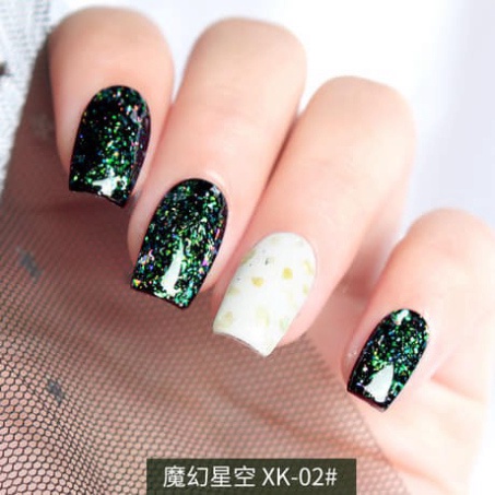 Sơn gel AS mã XK nhũ khổng tước trang trí móng làm nail