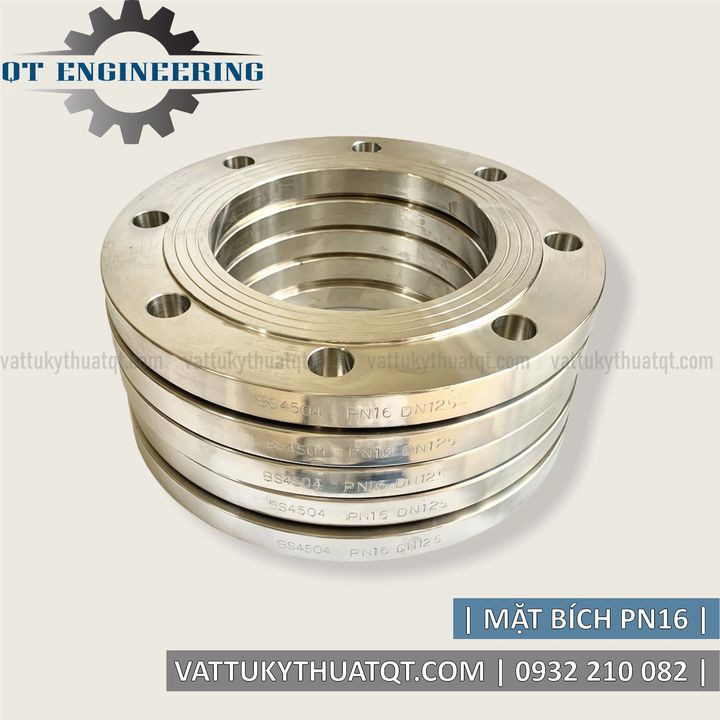 Mặt Bích Rỗng Inox 304 | BS4504-PN16 | DN80,DN100,DN125