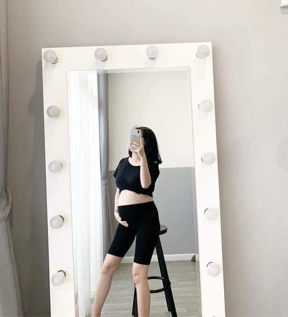 Quần legging ngố nữ, ôm dáng body co giản thoải mái, mặc cực êm. | BigBuy360 - bigbuy360.vn