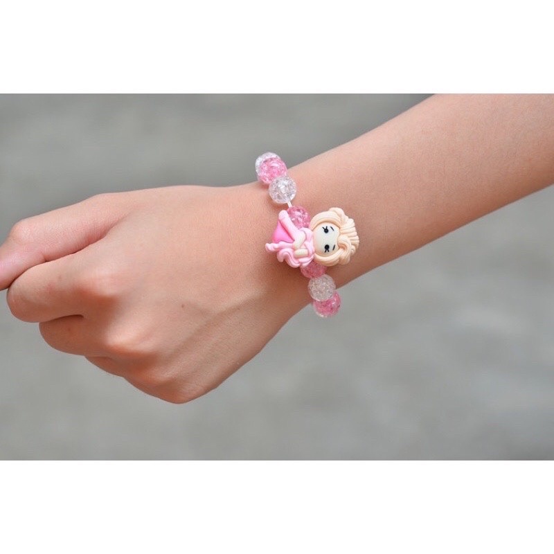 Vòng đeo tay trẻ em hình công chúa Disney Elsa dễ thương cho bé gái