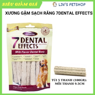 FREE SHIP  - XƯƠNG GẶM SẠCH RĂNG 7 Dental Effects Bone Vegebrand Cho Chó thumbnail