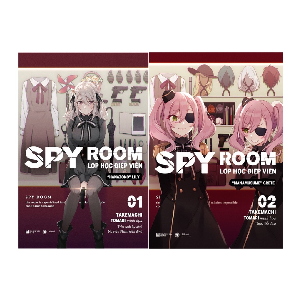 Sách Combo Light novel: Spyroom Lớp học điệp viên (Tập 1+2)