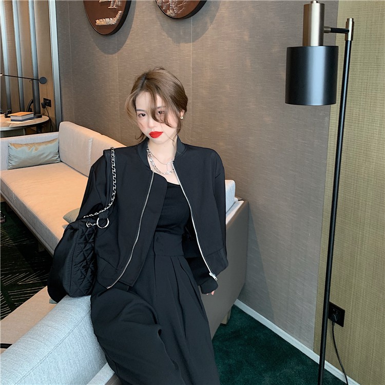 Áo Khoác Bóng Chày Tay Dài Có Dây Kéo Dễ Phối Đồ | BigBuy360 - bigbuy360.vn