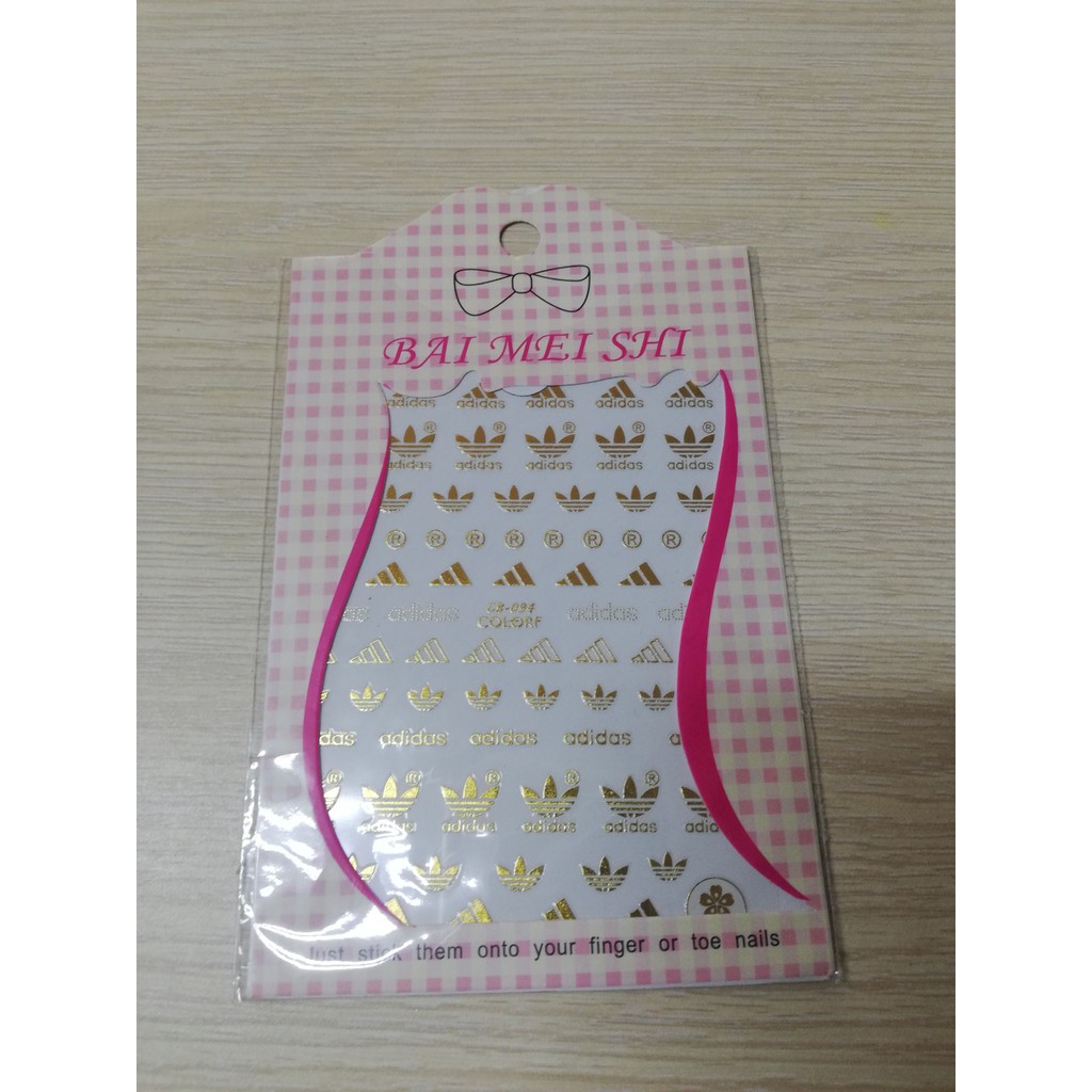 Miếng Dán Nail Sticker thương hiệu nổi tiếng