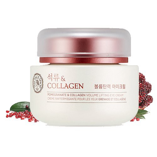 Kem Dưỡng Mắt Chống Lão Hoá Da chiết xuất lựu The Face Shop Pomegranate And Collagen Volume Lifting Eye Cream 50ml