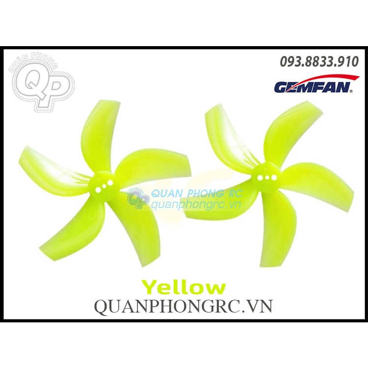 4 Cặp Cánh 5 Lá GEMFAN D63 5 Blades Cinewhoop Ducted Propellers (8 Pcs/Set)