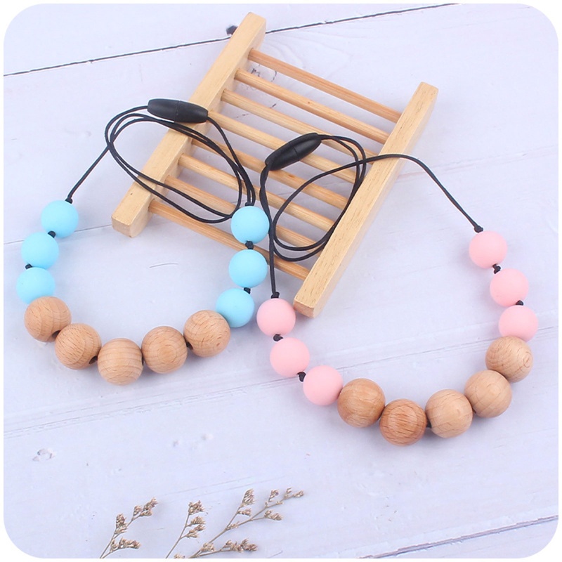 Vòng cổ Chuỗi Hạt Làm Dịu Mọc Răng Cho Bé Sơ Sinh 0-6 - 12 Tháng Tuổi