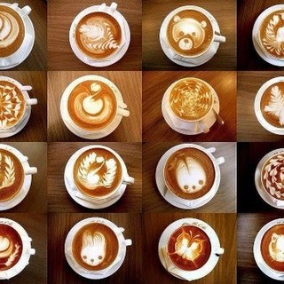 Bộ Khuôn Vẽ Cappuccino Latte Art Stencils 16 Cái