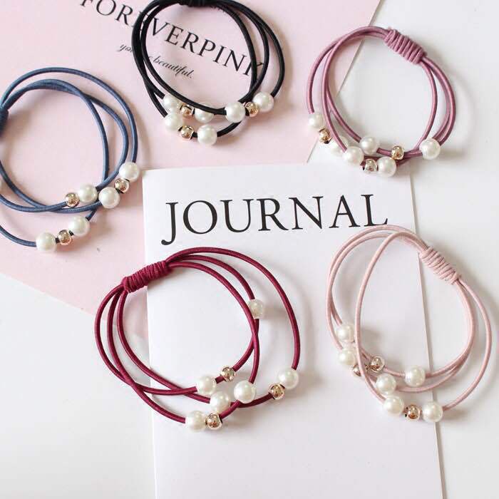 Dây Buộc Tóc Co Giãn Thời Trang Hàn Quốc Cho Nữ P01