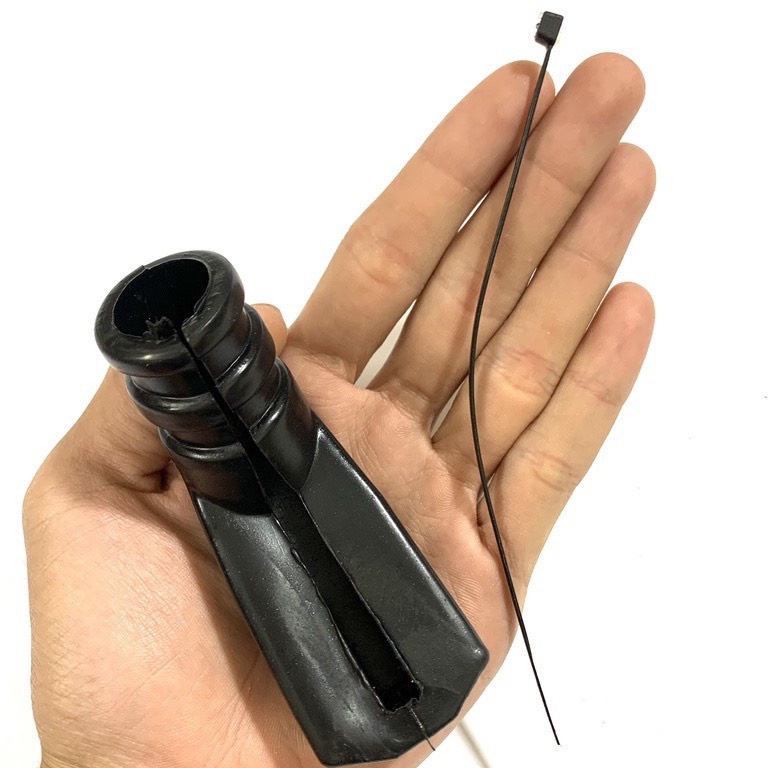 Đế cao su bọc chân chống loại tốt tặng kèm dây thít