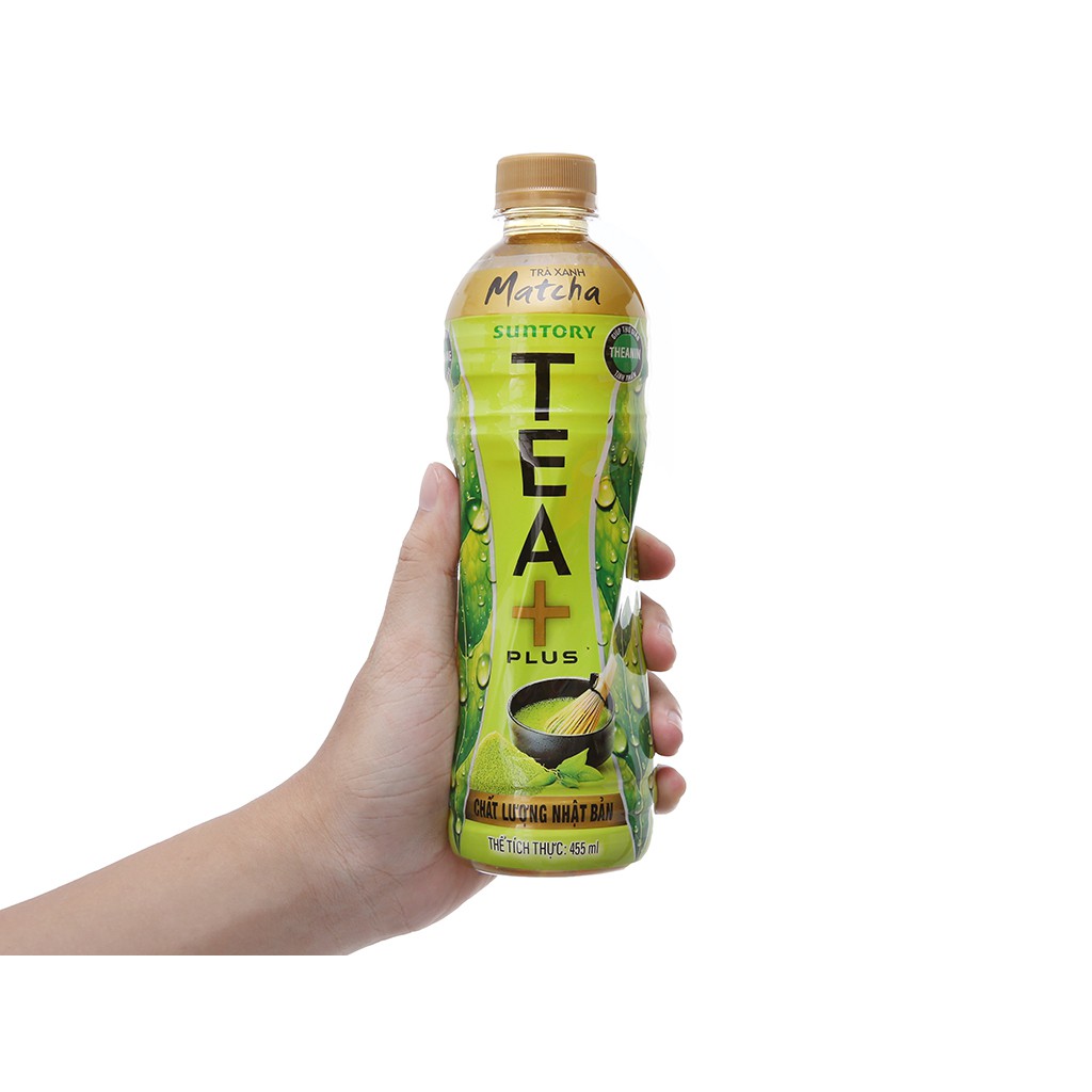 Trà xanh Matcha Tea+ Plus lốc 6 chai 455ml