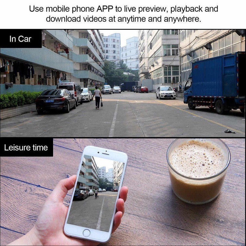 Camera hành trình Wifi Full HD 1080P cho ô tô