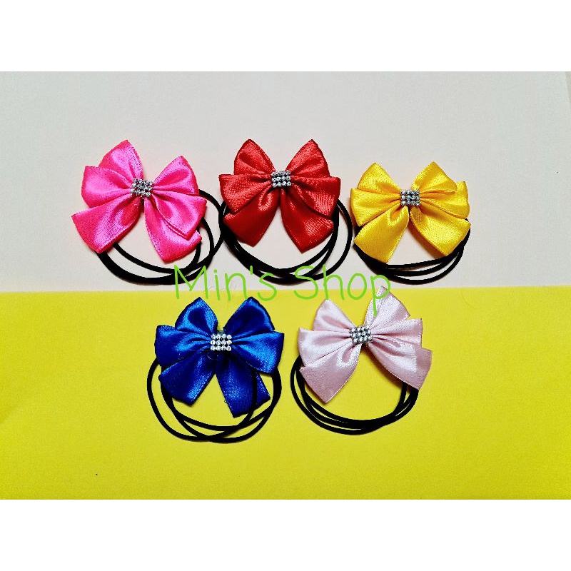 Set 5 cột tóc nơ dễ thương (giao mẫu ngẫu nhiên)