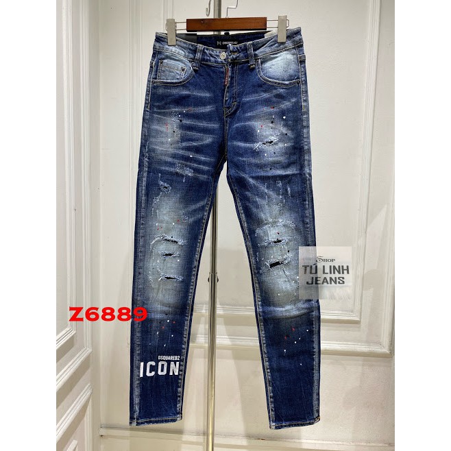 [ LẺ size sale giá gốc ]Quần Jeans Nam Ống Côn Đính đá