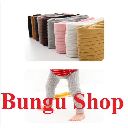 ⚡FREESHIP⚡Quần len /quần tất len tăm legging cho bé gái từ 0 -24 tháng tuổi Bungu Shop