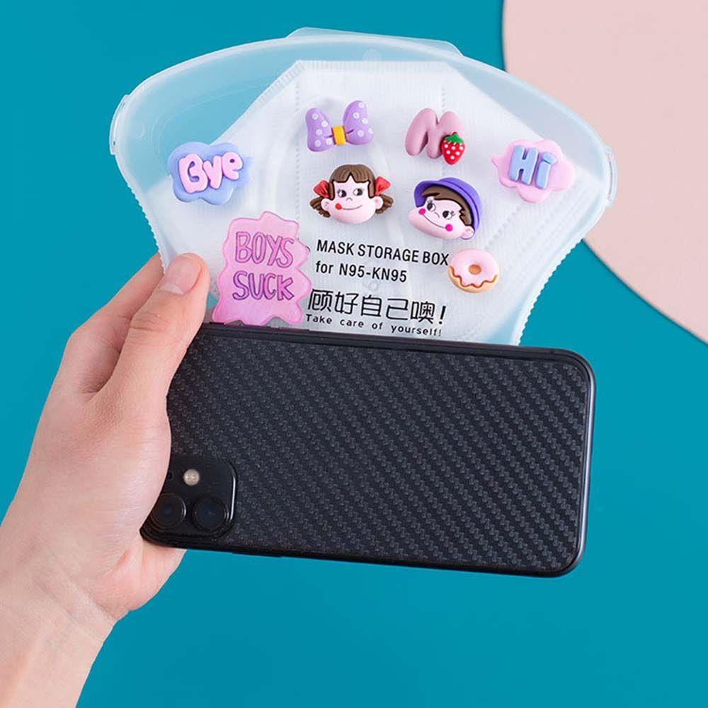 Túi Đựng Khẩu Trang Chống Ô Nhiễm Họa Tiết Hoạt Hình Dễ Thương Ốp