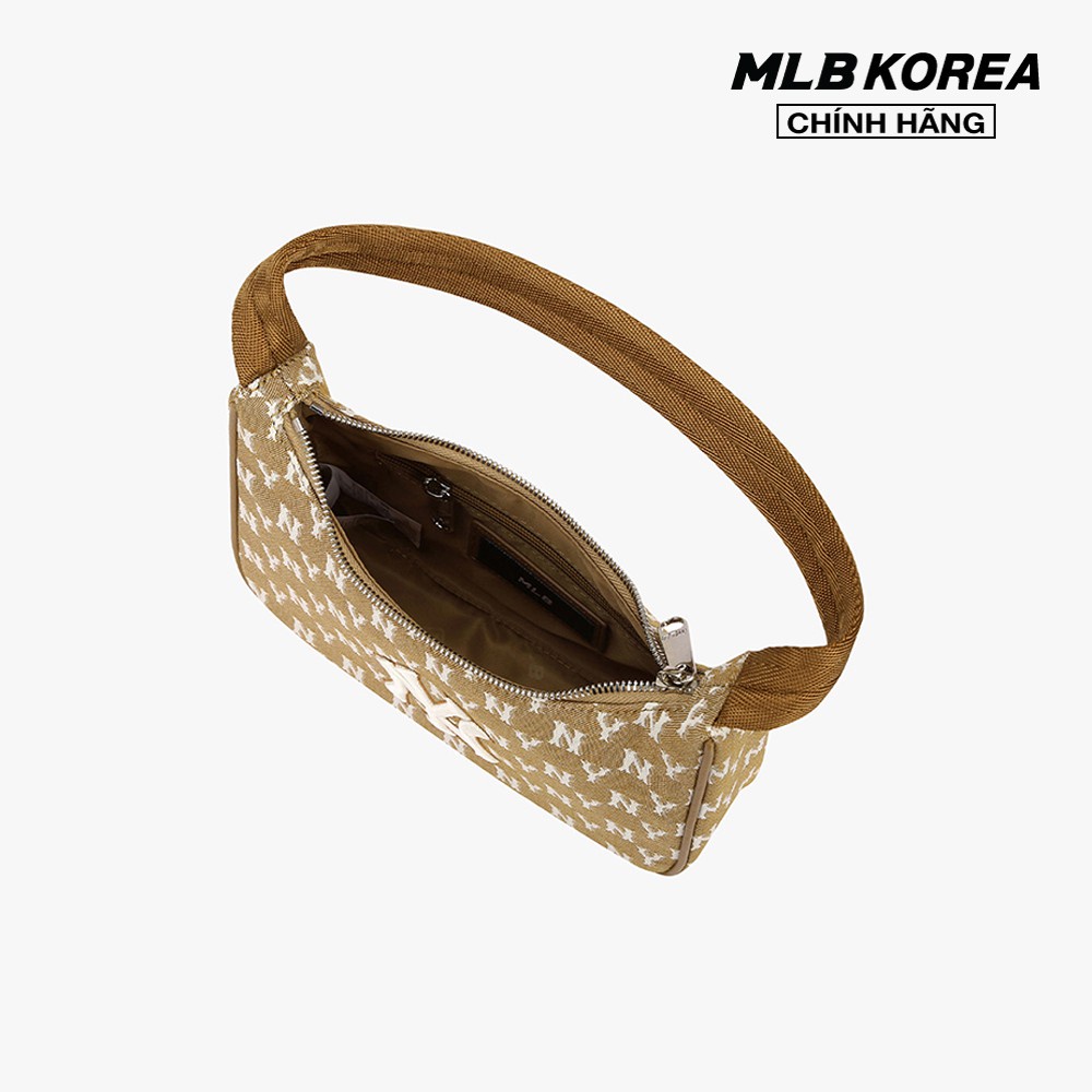 MLB - Túi đeo vai chữ nhật Jacquard Monogram 3ABQS011N-50BGS