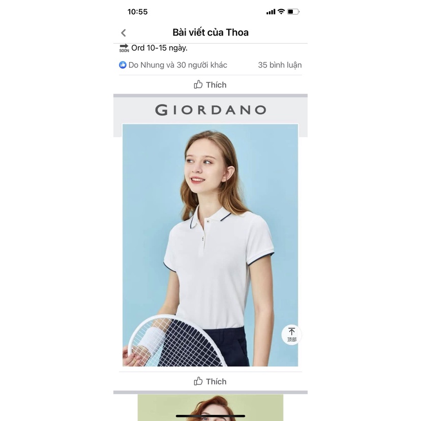Giordano - Áo phông Polo nữ Giordano | BigBuy360 - bigbuy360.vn