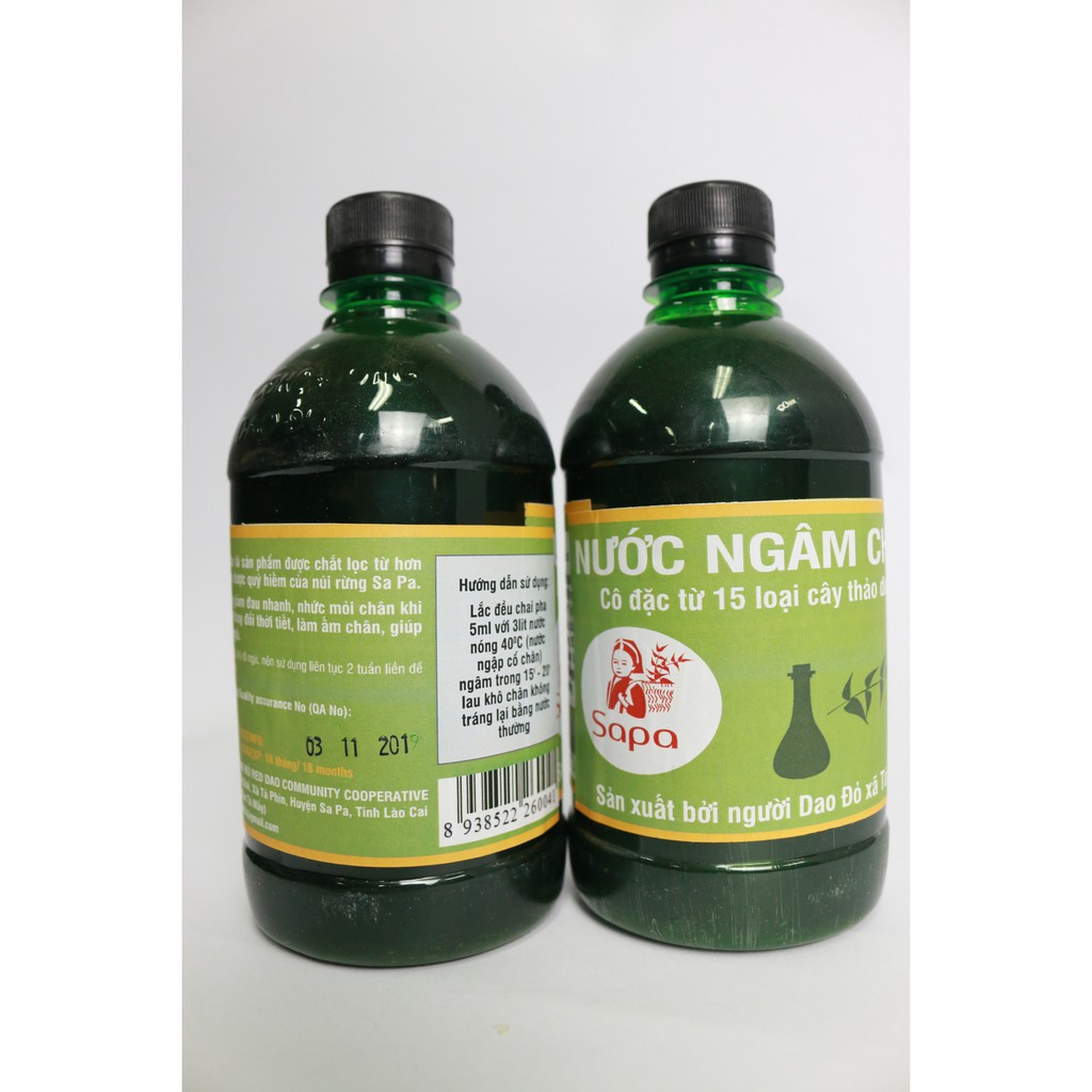 Nước ngâm chân Dao Đỏ - chai 500ml | BigBuy360 - bigbuy360.vn