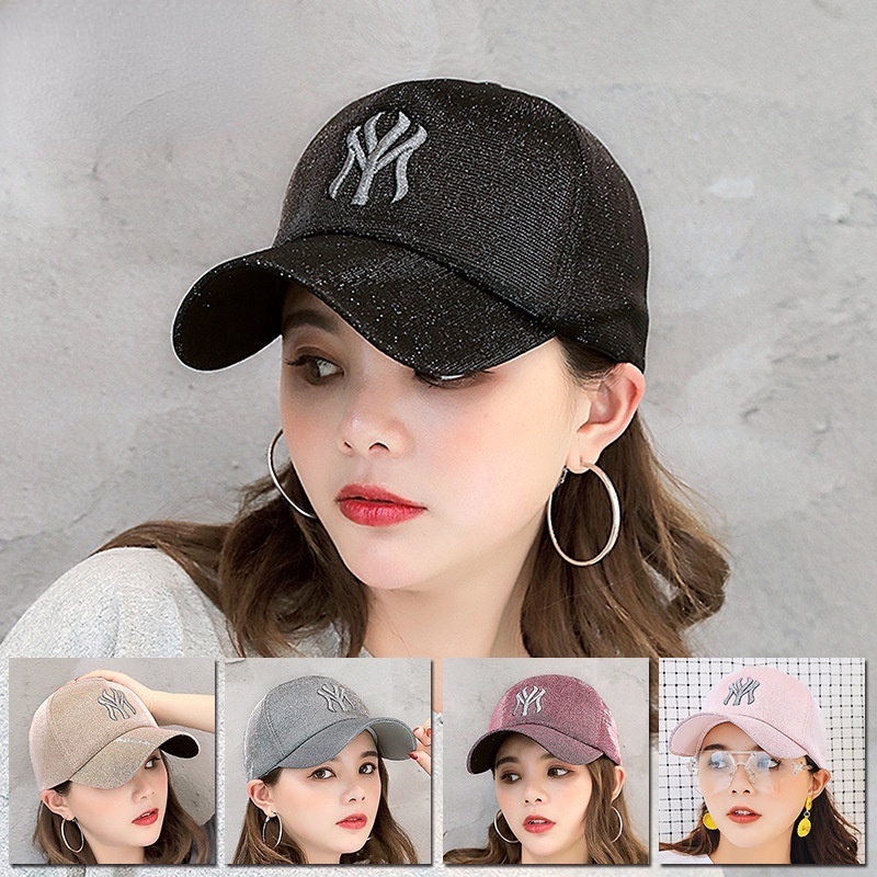 Mũ Lưỡi Trai Chống Nắng Đính Kim Sa Lấp Lánh Thời Trang Xuân Hè Cá Tính Cho Nam