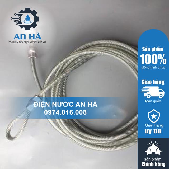 Dây cáp bọc nhựa khoá xe 1M