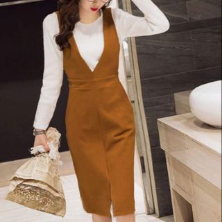 Set áo len trắng