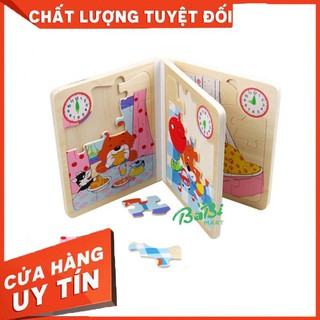 Đồ Chơi Sách Ghép Gỗ Cho Bé Yêu