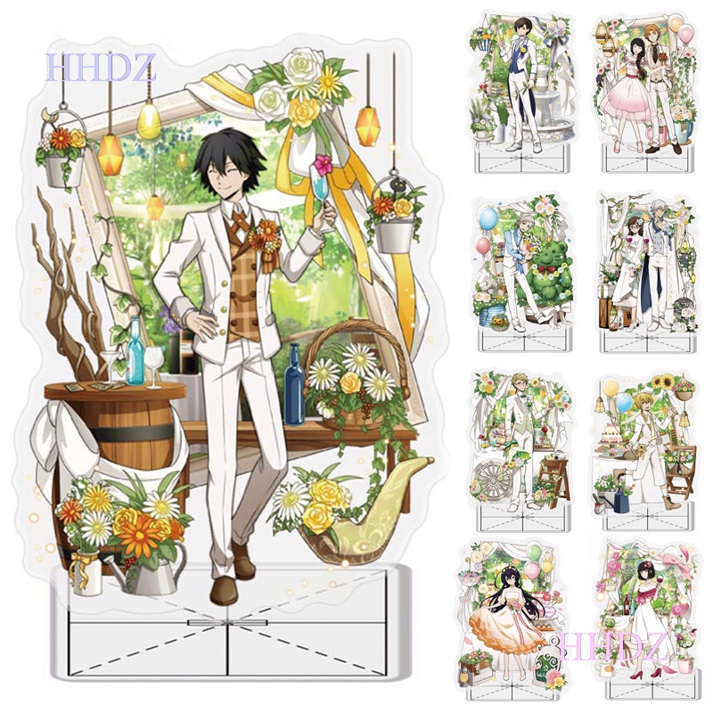 Mô hình nhân vật anime Bungou Stray Dogs có giá đỡ trưng bày làm từ acrylic