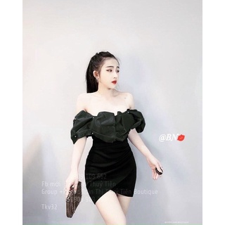 váy body trễ vai