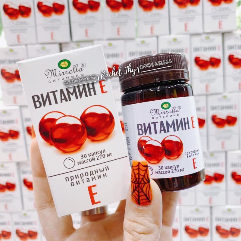 Vitamin E Nga 270mg - giúp đẹp da, chống lão hoá