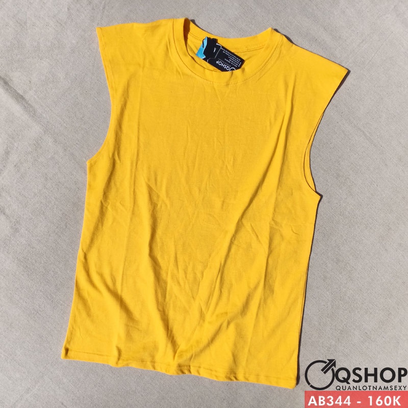 ÁO THUN 3 LỔ TRƠN TANKTOP NAM  AB344