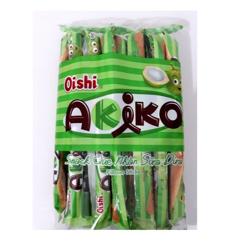 Snack Que Oishi Akiko đủ vị 160g