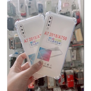 Ốp lưng Samsung A7 2018 dẻo Trong suốt Chống sốc