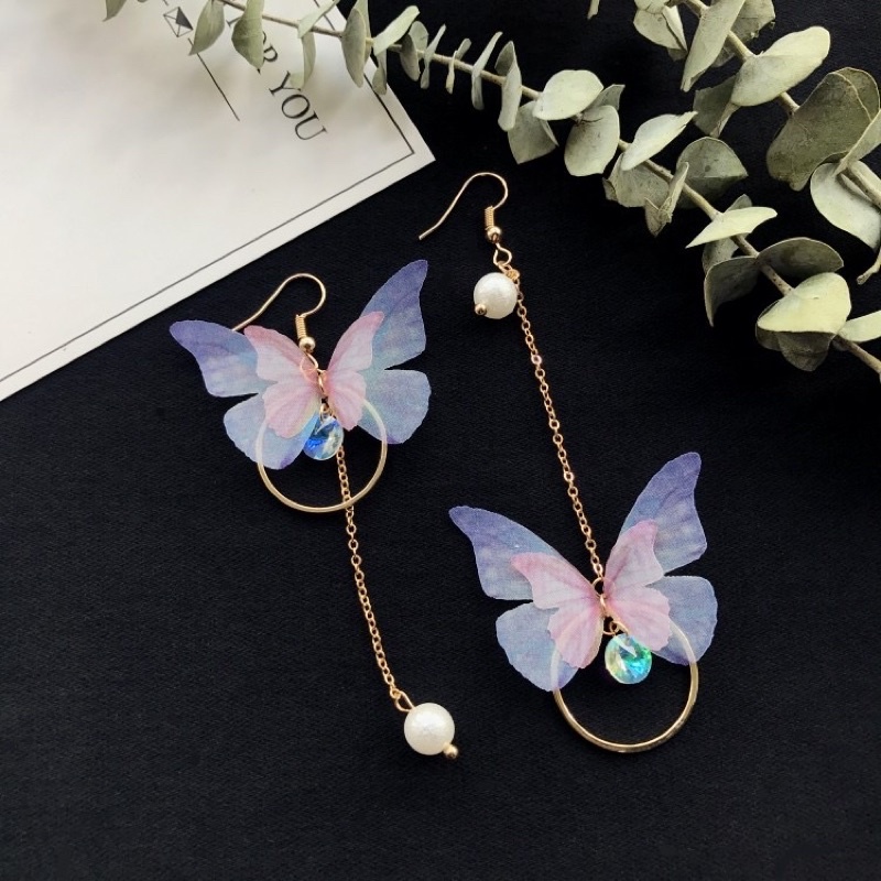 Khuyên tai dáng dài nữ tính cổ trang - Maben