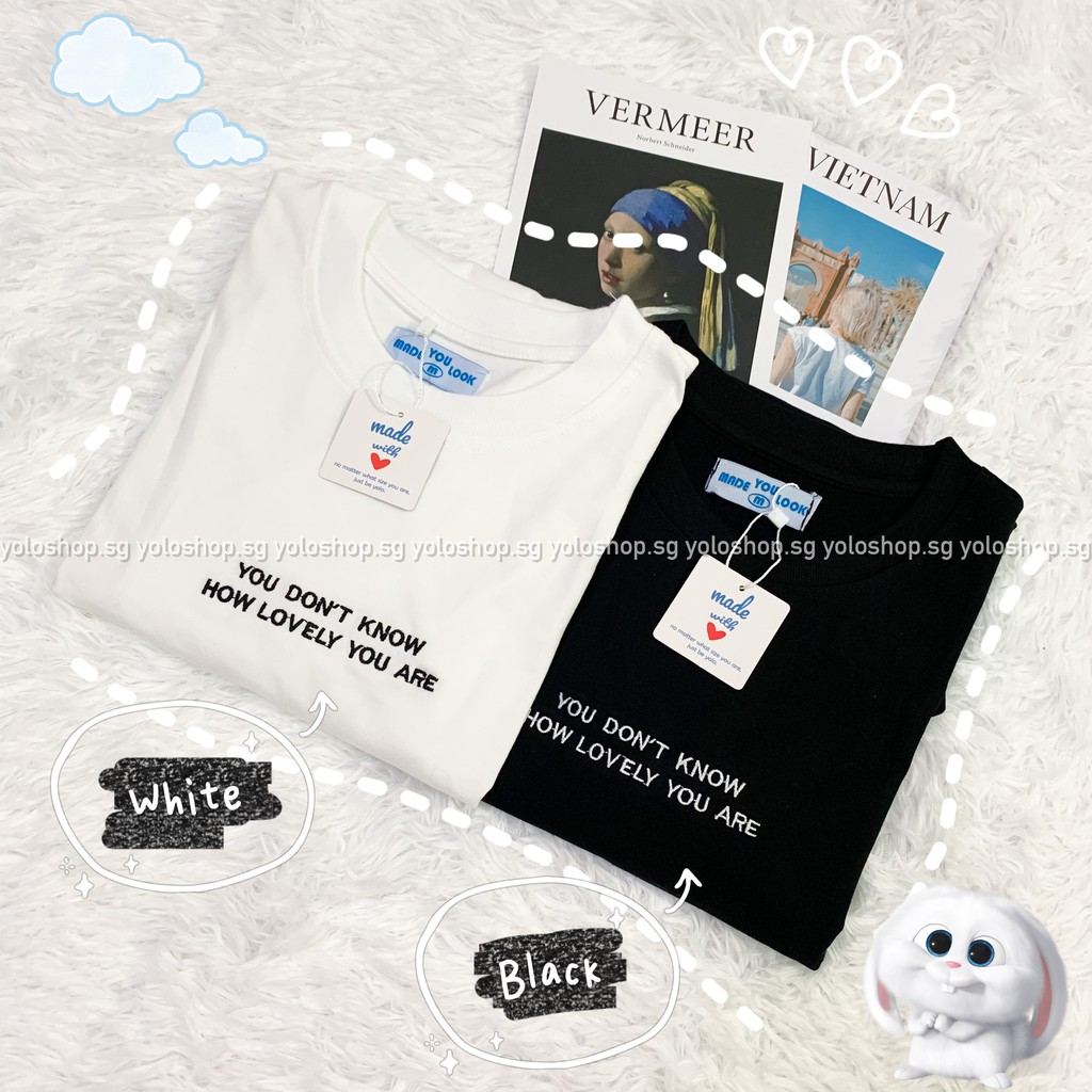 Áo Thun Tay Dài THÊU Unisex Form Rộng YOU DON'T KNOW | BigBuy360 - bigbuy360.vn