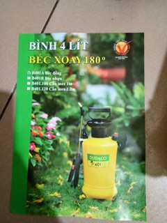 Bình tưới cây Cao cấp 4l Dudaco