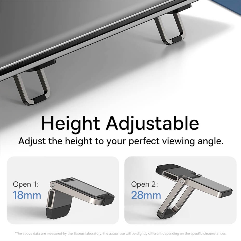 ĐẾ TẢN NHIỆT NHÔM CNC M_CBOOK VÀ LAPTOP BASEUS