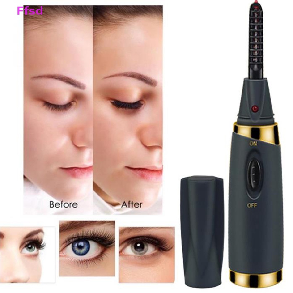 {Ffsd} Máy Uốn Cong Lông Mi Bằng Điện Cổng USB Có Thể Sạc Lại