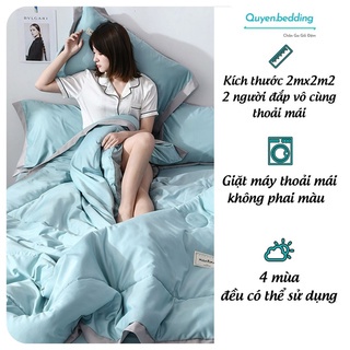 Chăn Đũi Hè ZaZa Chăn Mỏng Mùa Hè Nhập Khẩu Cao Cấp Chất Liệu Cotton Đũi Mềm Mịn Siêu Thoáng Màu Sắc Trang Nhã 2mx 2m3