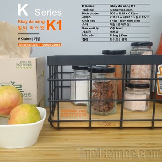 Khay Đa Năng, rổ sắt để bàn K1