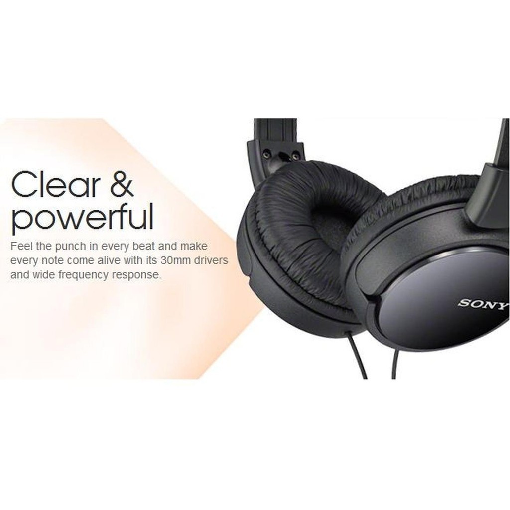 Tai Nghe Sony Mdr Zx110Ap / Mdrzx110Ap / Zx110 Ap Chất Lượng Cao Đen